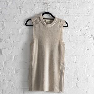 Aritzia Side Slit Sweater Vest Tunic